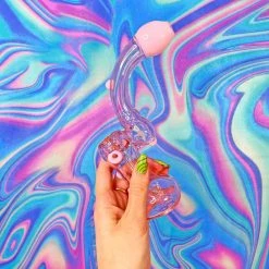 Shop Burning Love Pink Powerpuff Bubbler Pipes