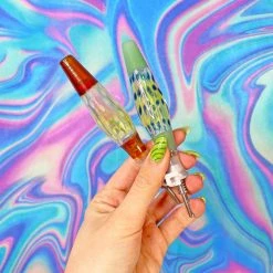 Shop Burning Love Lava Lamp Dab Straw- Jade