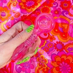 Shop Burning Love Built-In Filter Pipe- Pink