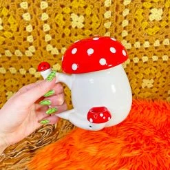 Shop Burning Love Mushroom Mug Pipe