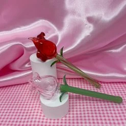 Burning Love Pipes Tulip Pipe- Red