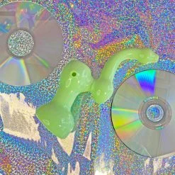 Shop Burning Love Bubblicious Bubbler- Mint Green Pipes