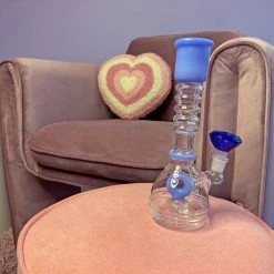 Burning Love Jade Water Pipe - Pastel Blue Bongs