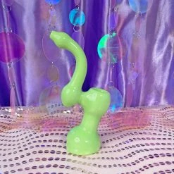 Shop Burning Love Bubblicious Bubbler- Mint Green Pipes