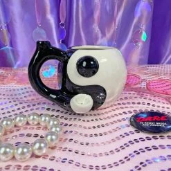 Shop Burning Love Pipes Yin Yang Wake N Bake Mug Pipe