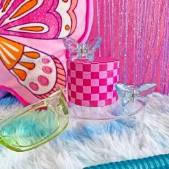 Burning Love Pink Checkerboard Grinder