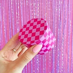 Burning Love Pink Checkerboard Grinder