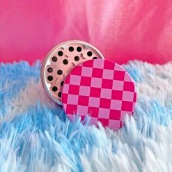 Burning Love Pink Checkerboard Grinder