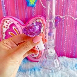 Burning Love Material Girl Water Pipe- Purple