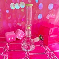Burning Love Bongs Material Girl Water Pipe- Green