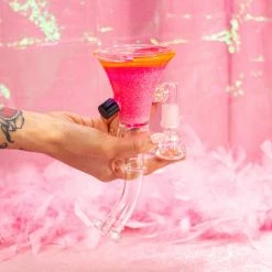 Burning Love Limited Too Bong- Pink Glitter Bongs