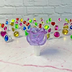 Shop Burning Love Blossom Slide- Purple