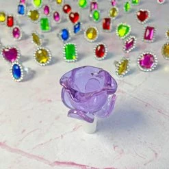 Shop Burning Love Blossom Slide- Purple