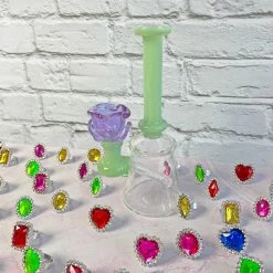 Shop Burning Love Blossom Slide- Purple