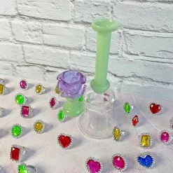 Shop Burning Love Blossom Slide- Purple