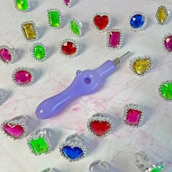 Shop Burning Love Novelty Purple Dab Straw