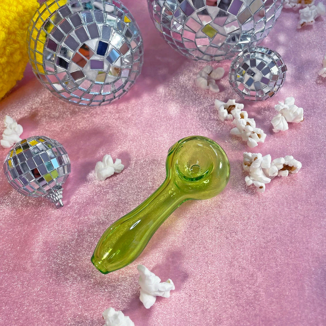 Shop Burning Love Green Jelly Pipe 3 Shop Burning Love Green Jelly Pipe