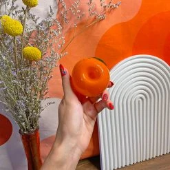 Burning Love Pipes Orange Fruit Pipe