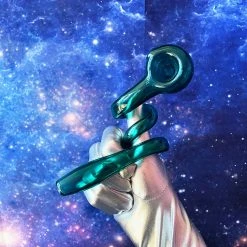 Shop Burning Love Vortex Pipe- Teal