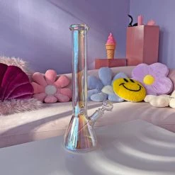 Burning Love XL Iridescent Beaker Bong