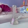 Burning Love Bongs Crystal Water Pipe- Iridescent 2 Burning Love Bongs Crystal Water Pipe- Iridescent