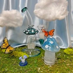 Burning Love Toadstool Water Pipe Bongs