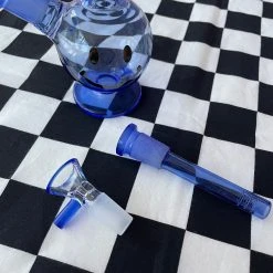 Burning Love Smiley Mini Bong- Blue