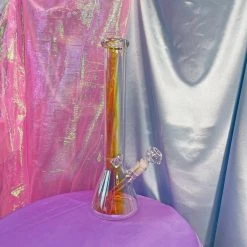 Burning Love XL Iridescent Beaker Bong