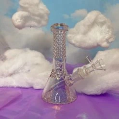 Burning Love Bongs Crystal Water Pipe- Iridescent