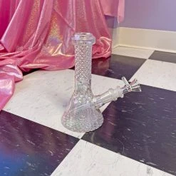 Burning Love Bongs Crystal Water Pipe- Iridescent