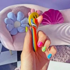 Burning Love Pipes Rainbow One Hitter