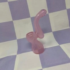 Shop Burning Love Glow In The Dark Bubbler - Pink Pipes