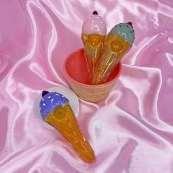 Burning Love Ice Cream Cone Pipe
