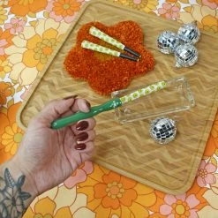 Shop Burning Love Joint Holder/Extender- Jade Flower 3.75" Joint Accessories