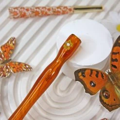 Shop Burning Love Joint Holder/Extender- Amber Flower 4.75