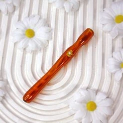 Shop Burning Love Joint Holder/Extender- Amber Flower 4.75" Joint Accessories