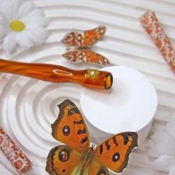 Shop Burning Love Joint Holder/Extender- Amber Flower 4.75