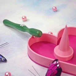 Shop Burning Love Joint Holder/Extender- Jade Flower 4.75