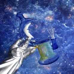 Burning Love Bongs Dreamworks Bong- Sky Blue