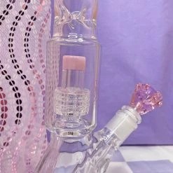 Burning Love Bongs Material Girl Water Pipe - Pink