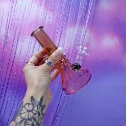 Burning Love Bongs Mini Iridescent Bong