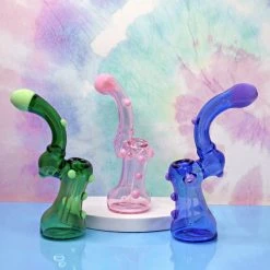 Shop Burning Love Pink Powerpuff Bubbler Pipes