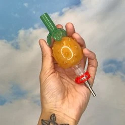 Shop Burning Love Pineapple Dab Straw