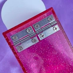 Burning Love Joint Accessories Glitter Cigarette Box- Pink