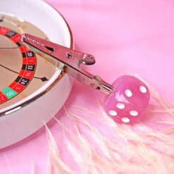 Shop Burning Love Joint Accessories Lucky Pink Dice J Clip