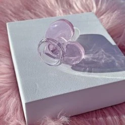 Burning Love Heart Water Pipe- Pink