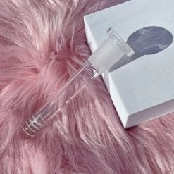 Burning Love Heart Water Pipe- Pink