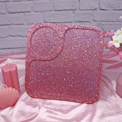 Shop Burning Love Pink Glitter Resin Rolling Tray 10 Shop Burning Love Pink Glitter Resin Rolling Tray