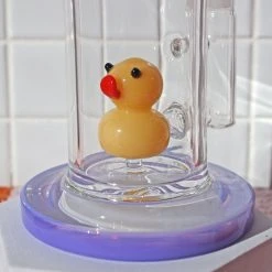 Shop Burning Love Duckie Water Pipe/Rig- Purple Bongs