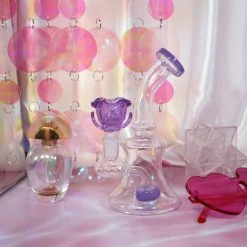 Burning Love Blossom Bong- Purple